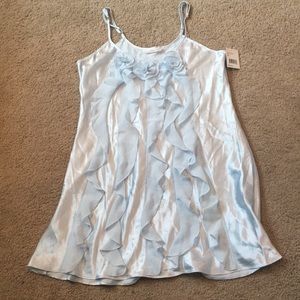 Light Blue Flora Chemise